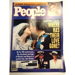 People Magazine July 1991 Princess Diana Prince Charles 10th Anniversary Kennedy